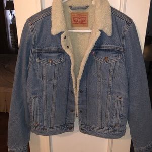Jean sherpa jacket, Levi’s